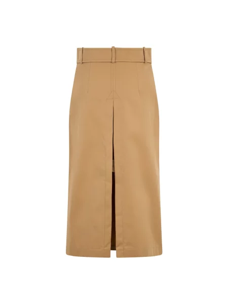 Spódnica midi Moschino beżowa