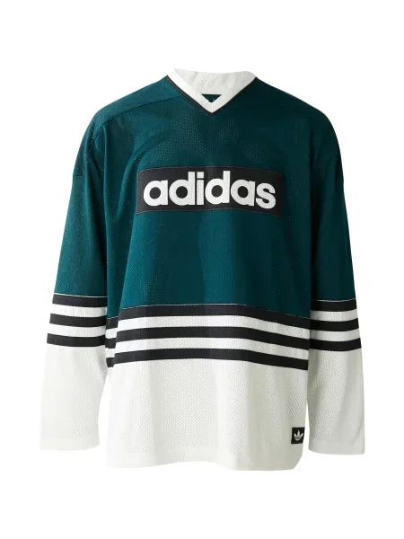 Majica z dolgimi rokavi adidas Originals Hockey Jersey zelena