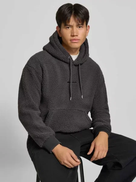 Bluza z kapturem o kroju regular fit z futerka Jack & Jones