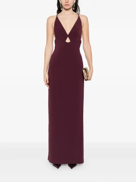 Rochie maxi Solace London de costum roșu