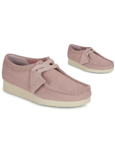 Pantofi Clarks Wallabee Lite. roz
