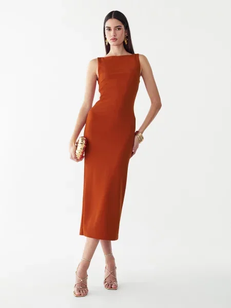 BWLDR Rochie de cocktail SHIAN' maro
