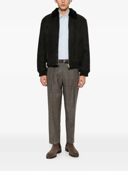 Pantaloni Briglia 1949 în carouri maro