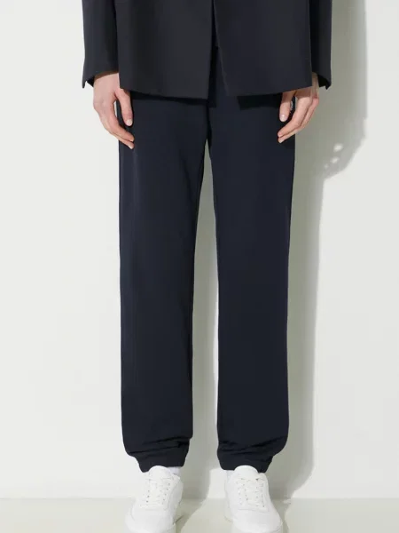 Fred Perry spodnie dresowe Loopback Sweatpant niebieskie