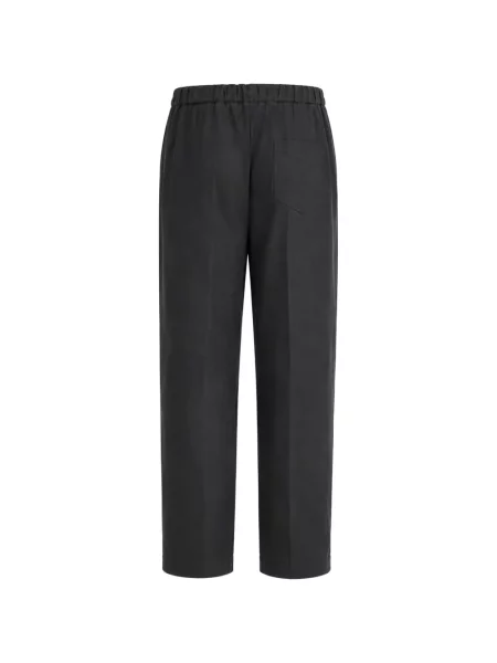 Панталон Mm6 Maison Margiela с връзки черно