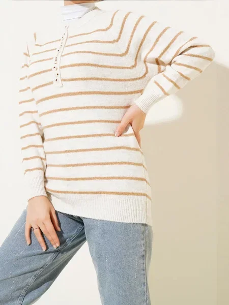 Bigdart Svetr Pullover velbloudí