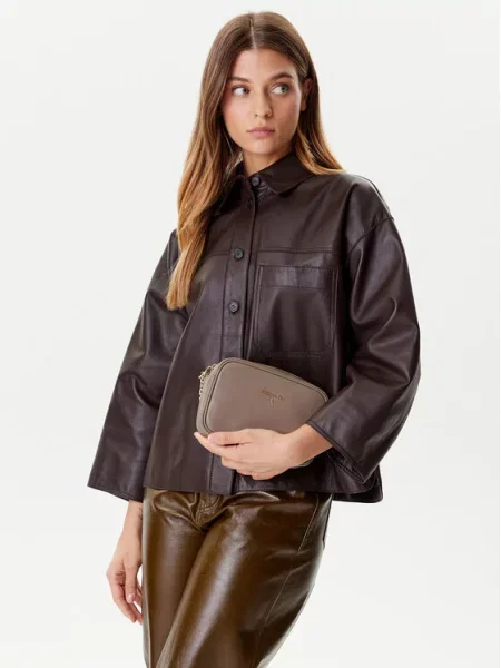 Patrizia Pepe Ročna torba rjava