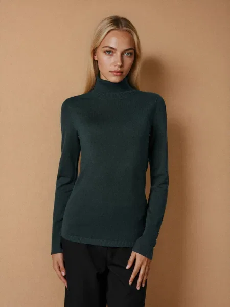 Водолазка жовто-зелений зелена