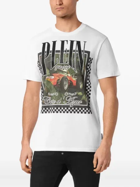 Tricou Philipp Plein alb