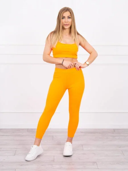 Bluză Kesi cu dungi portocaliu