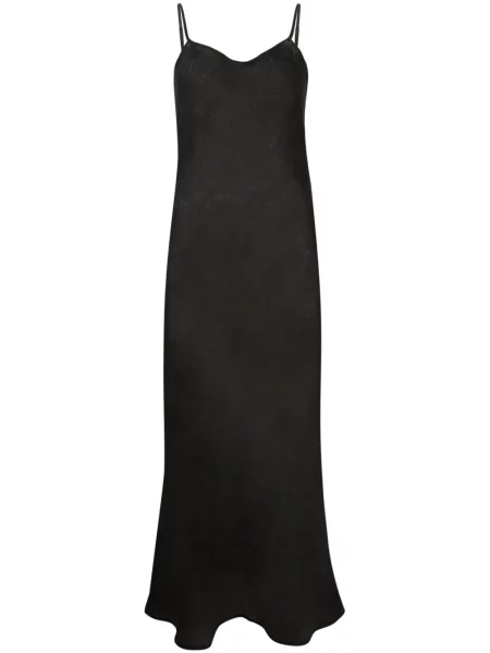 Rochie midi Baserange până la genunchi de costum negru