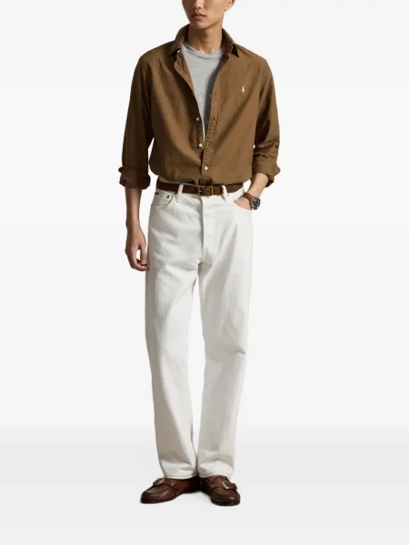 Košeľa Polo Ralph Lauren hnedá