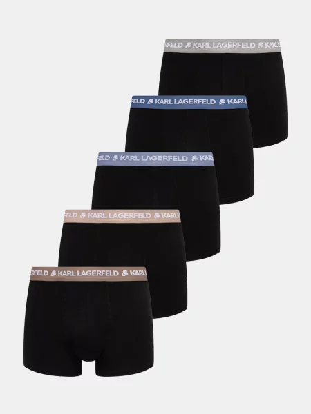 Karl Lagerfeld bokserki dopasowane z LOGO TRUNK czarne