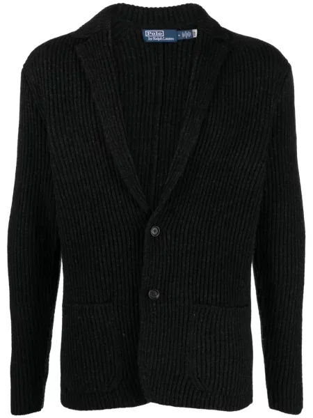 Fleece πουλόβερ Polo Ralph Lauren με στρογγυλή λαιμόκοψη με σχέδιο γκρι