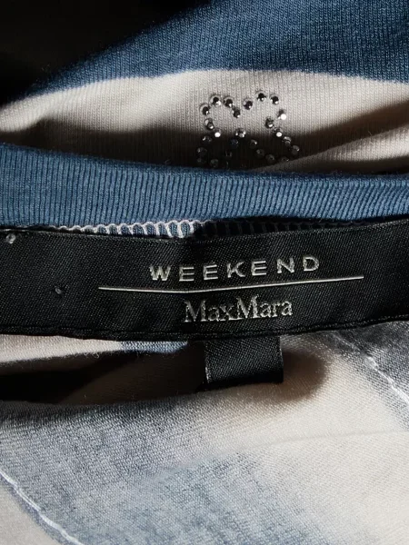 Top Weekend Max Mara cu paiete albastru