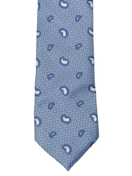 Cravată Zegna de mătase albastru