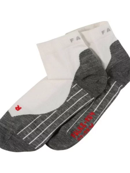 FALKE Șosete sport gri / roșu alb