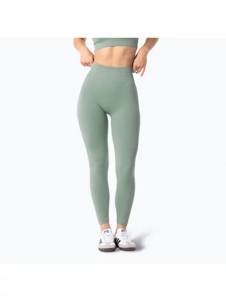 Fitness legíny Carpatree Simply Seamless pale green zelené