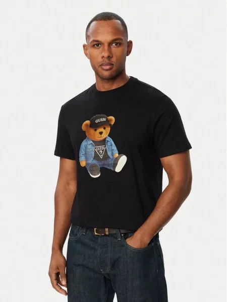 Guess T-Shirt czarny