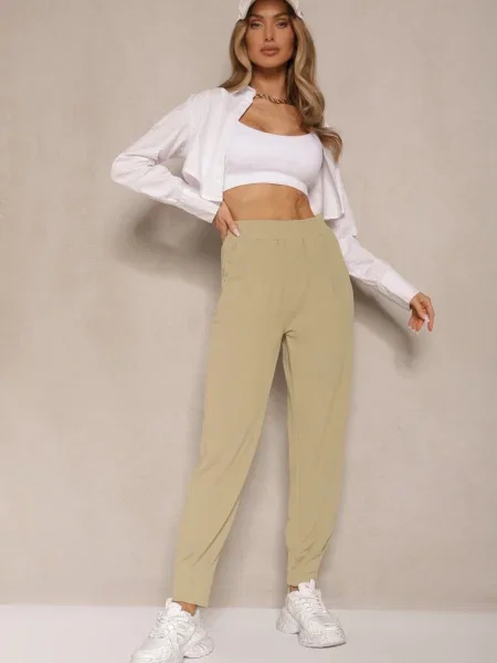 Pantaloni Teniela deschis verde