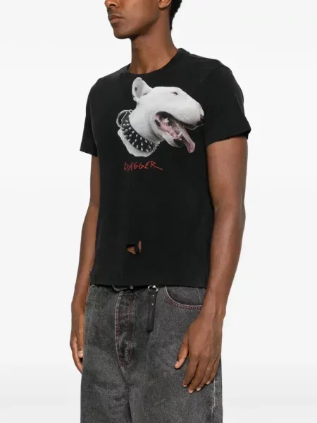 Tricou Dagger zdrențuiți negru