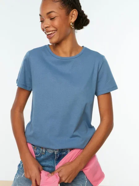 Tricou Trendyol albastru