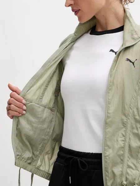 Куртка Puma перехідна oversize зелений
