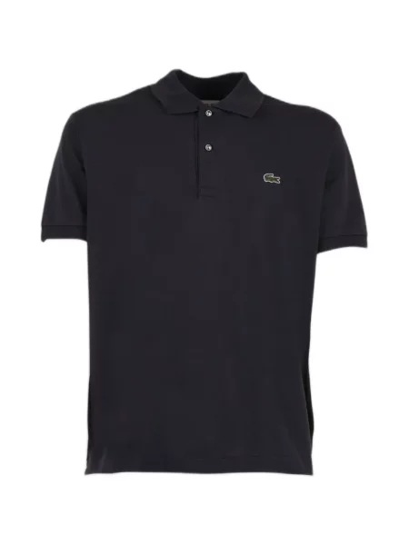 Tricou polo Lacoste cu broderie gri