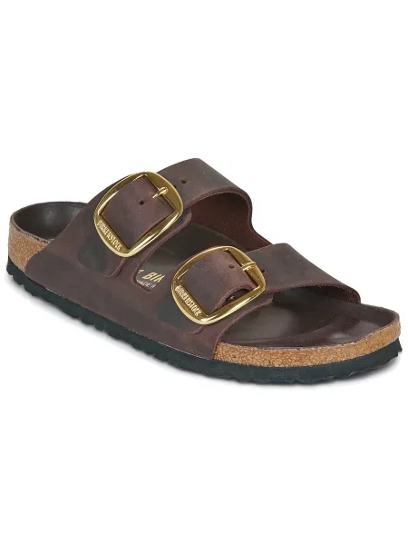 Pantofi Birkenstock cu cataramă maro