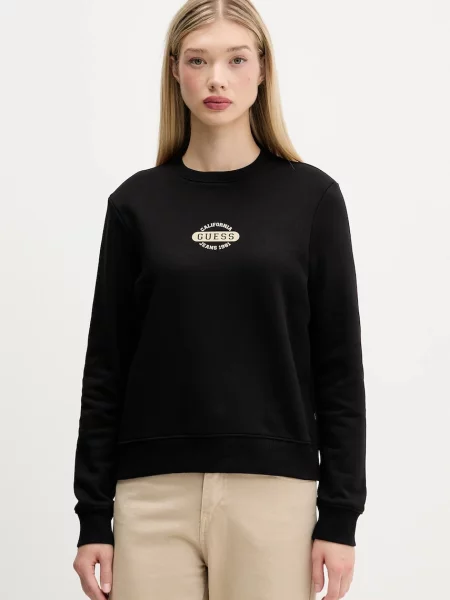 Guess Jeans bluza wzorzysta czarny