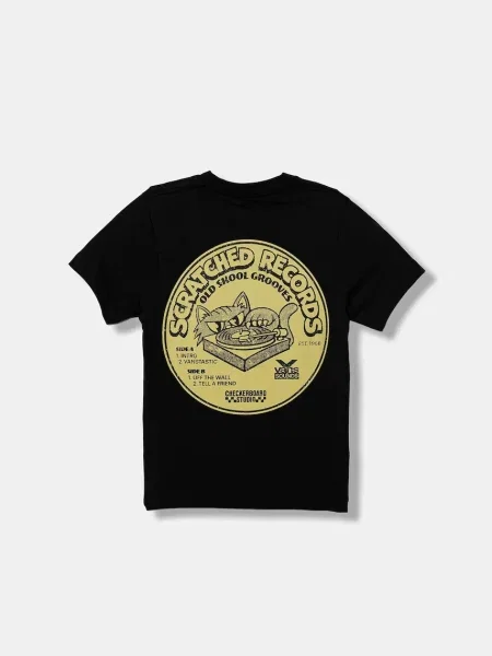 Vans tričko BY SCRATCHED RECORDS TEE černé