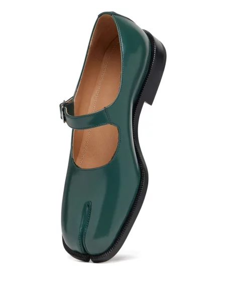 Pantofi cu toc Maison Margiela din piele verde