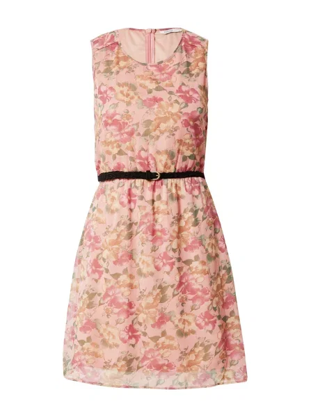 ONLY Obleka MEDINA / kaki / roza / staro roza bež