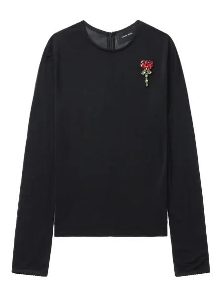 Tricou mânecă lungă Simone Rocha negru