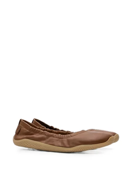 Balerini Vivobarefoot din piele maro