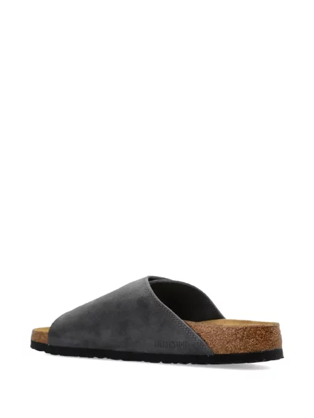 Szarvasbőr szandál Birkenstock szürke