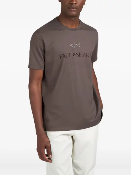 Tricou Paul & Shark maro