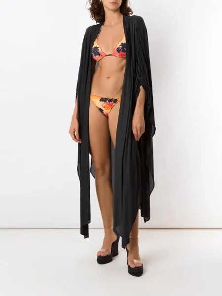 Raštuotas bikinis Amir Slama oranžinė