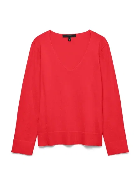 VERO MODA Pulover VMSilje' roșu