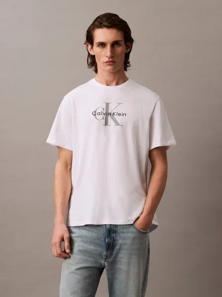 Tričko Calvin Klein Jeans biela