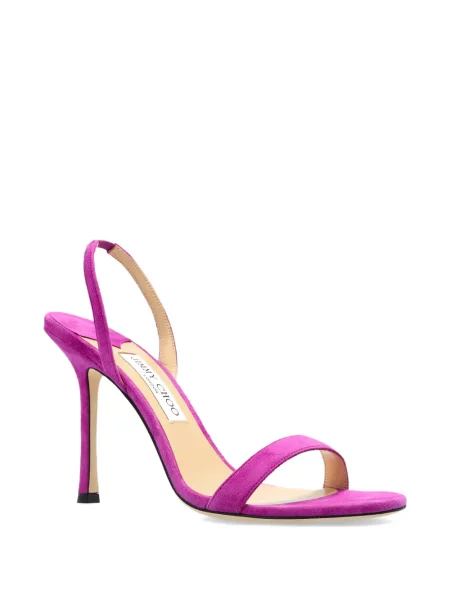 Sandale Jimmy Choo din piele de căprioară roz