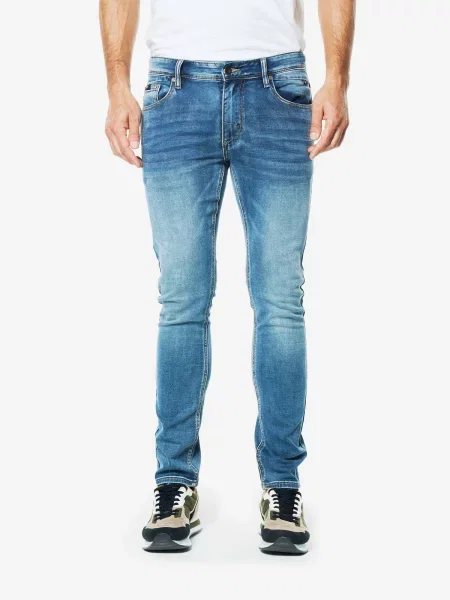 KOROSHI Jeans denim albastru