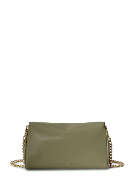 Lauren Ralph Lauren crossbody kabelka dámska kožená zelená