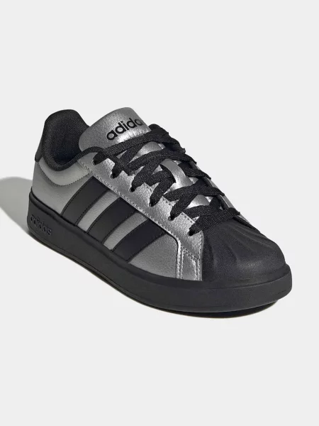 ADIDAS SPORTSWEAR Nízke tenisky Streettalk / strieborná čierna