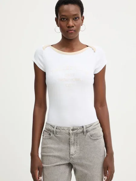 BOSS Orange tricou C Etendu alb