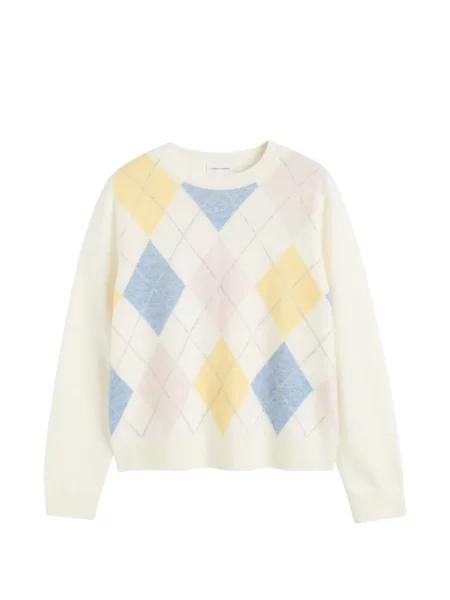Pulover Chinti & Parker de lână cu model argyle