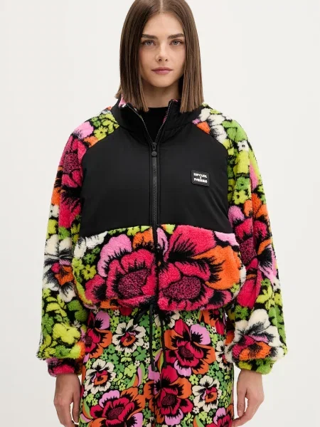 Rip Curl hanorac cu pentru femei din polar FARM RIO negru