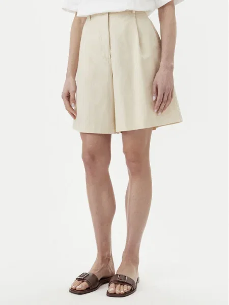 Weekend Max Mara Bermude Ecuba Écru