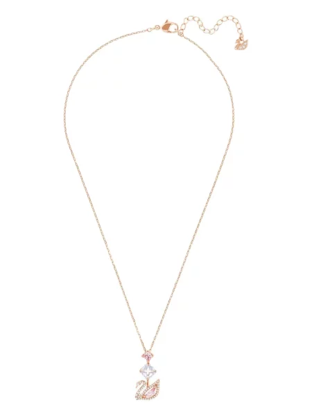 Colier Swarovski de cristal roz