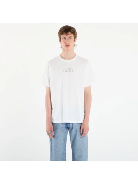 Футболка Mm6 с принтом белая